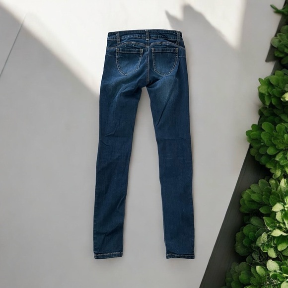 Wax Jeans Butt, I Love You! Dark Denim Jeans Size 1 - Picture 5 of 13